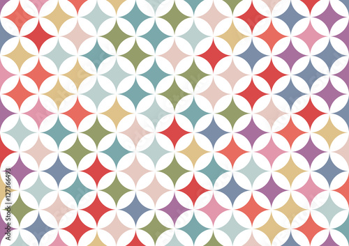 Colorful geometric circle background | abstract retro patterns wallpaper | texture design