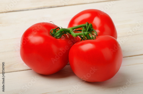 Bunch of the fresh tomatoes