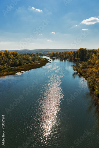 River valley in the countryside