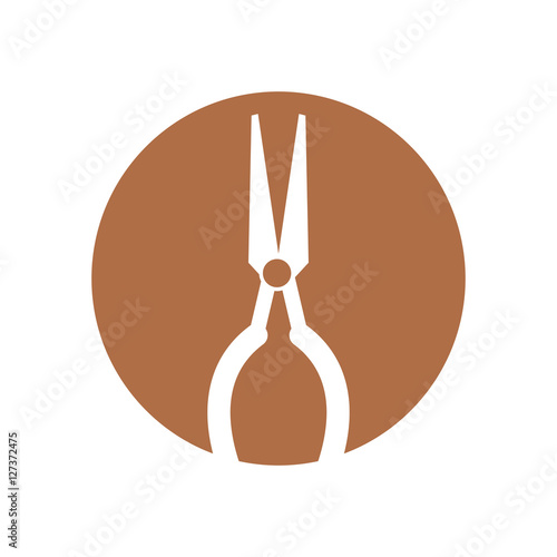 pliers tool isolated icon vector illustration design vector illustration design