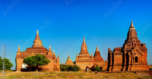 Walk in Bagan  small stupas and temples  Myanmar