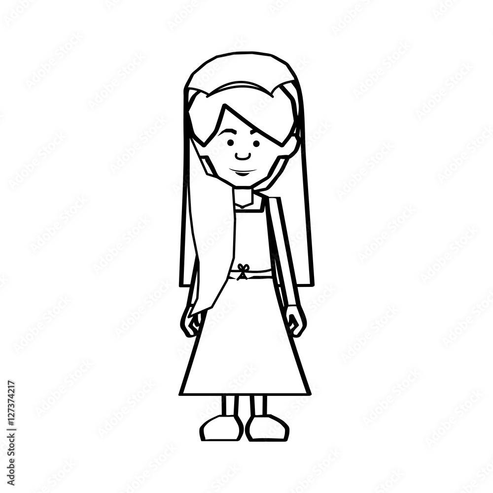 bride cartoon icon image vector illustration design bride cartoon icon image vector illustration design