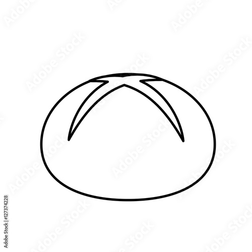 bread fresh bakery icon vector illustration graphic design