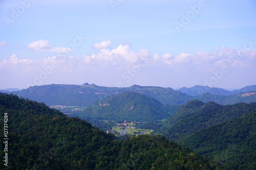 Top view of mountain at Kaoyai National Park, Thailand © gorilli