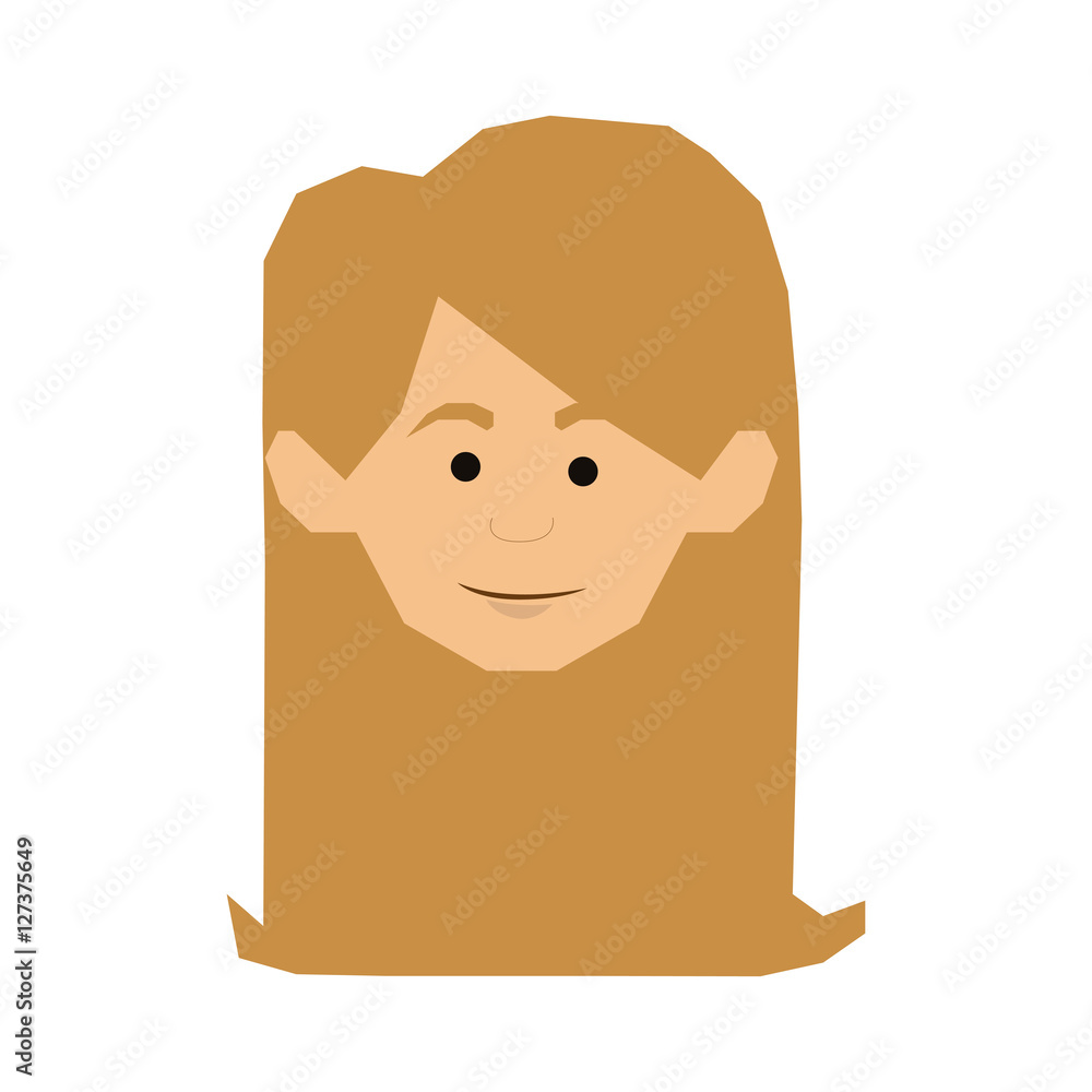 Fototapeta premium woman cartoon icon image vector illustration design 