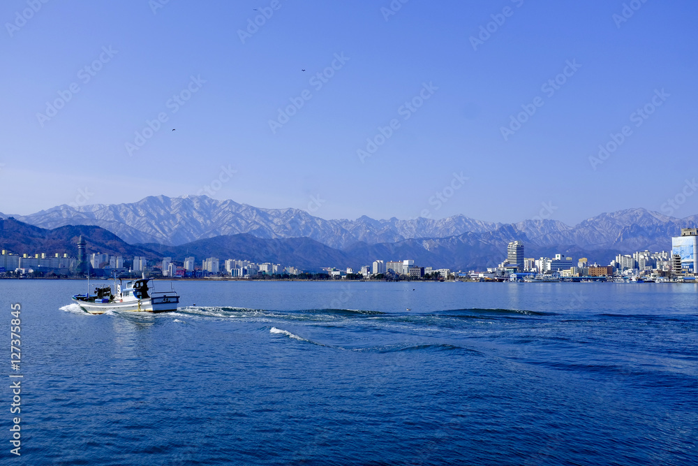 blue harbor in Korea South