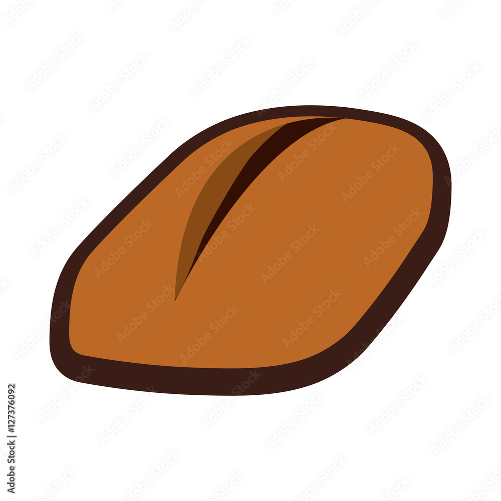 Obraz premium bread fresh bakery icon vector illustration graphic design