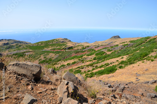 Strada per il Pico do Arieiro a Madeira