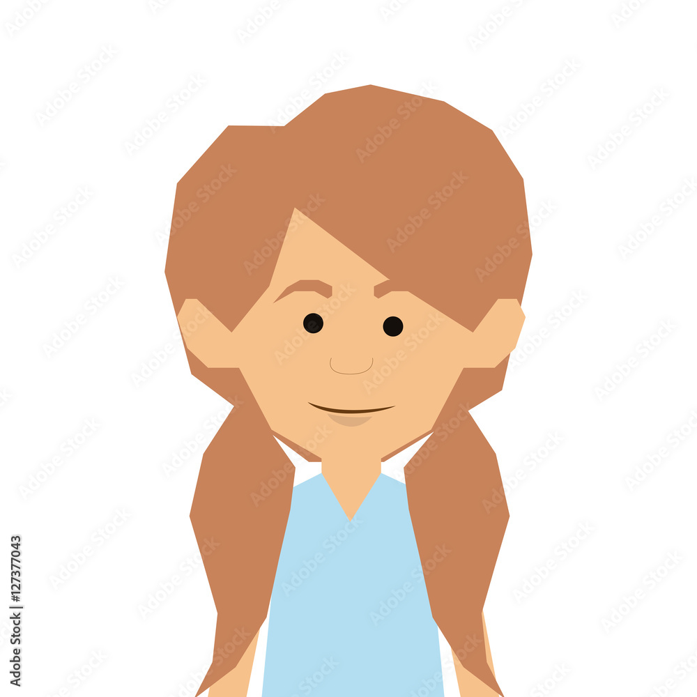 woman cartoon icon image vector illustration design 