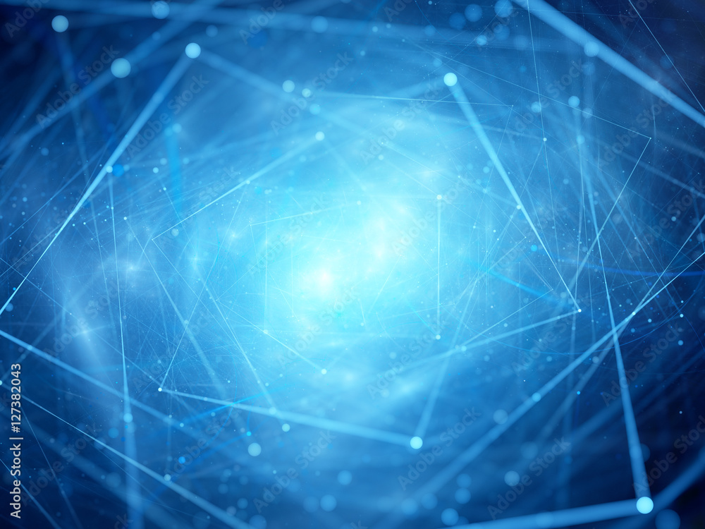 Blue glowing cloud computing Blue glowing cloud computing