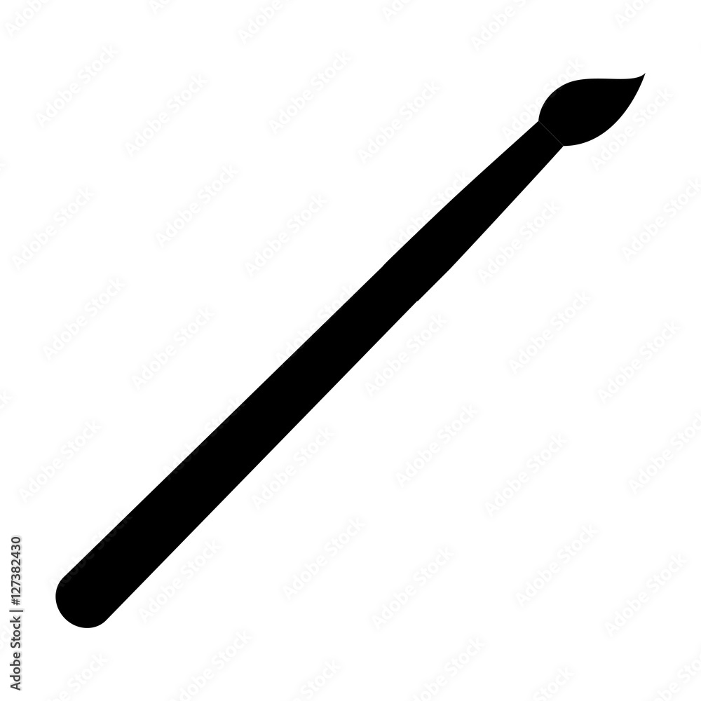 Paint brush art icon vector illustration graphic design Paint brush art icon vector illustration graphic design