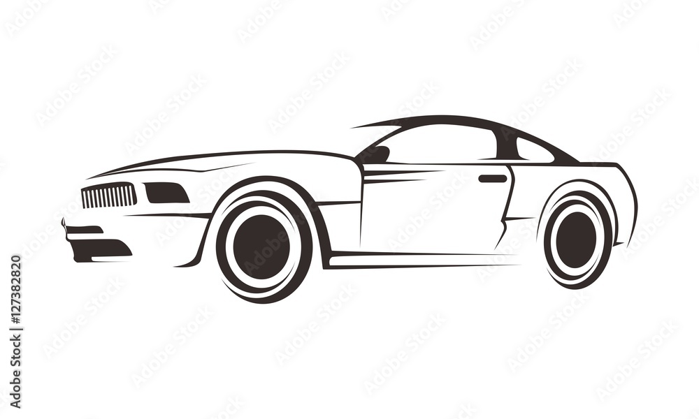 car line logo template