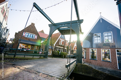 Details and fragments in the Village of Volendam. Netherlands photo