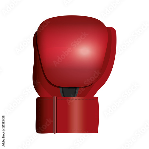 isolated boxing glove icon vector illustration graphic design