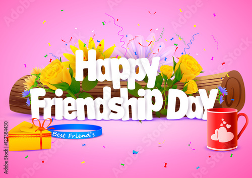 Happy Friendship Day wallpaper background