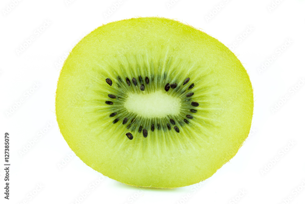 sliced Kiwi fruit isolated on white background cutout sliced Kiwi fruit isolated on white background cutout