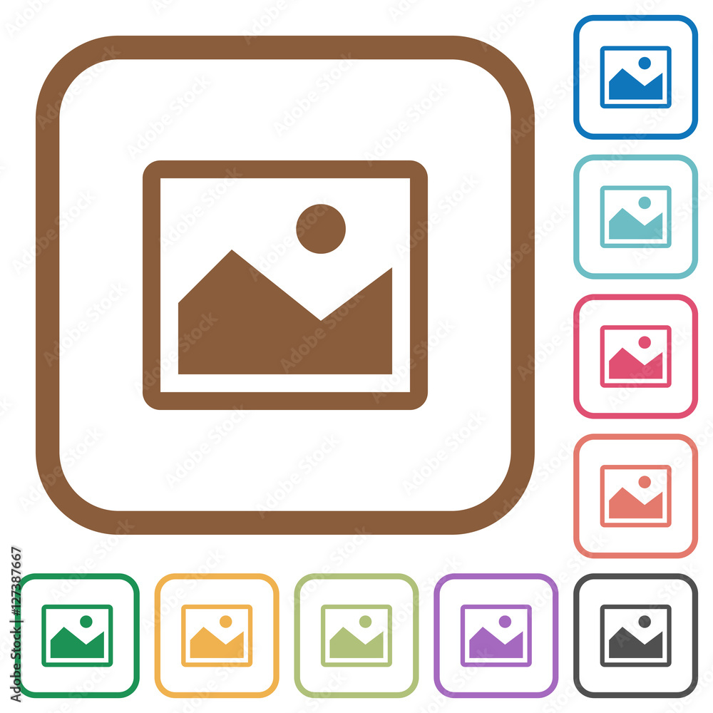 Picture simple icons