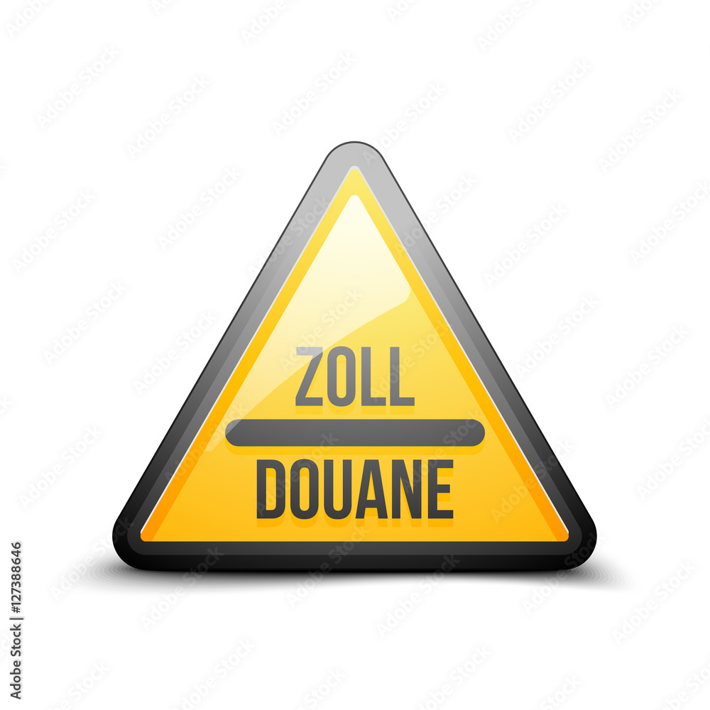 Customs sign (non-English text - Customs) Customs sign (non-English text - Customs)