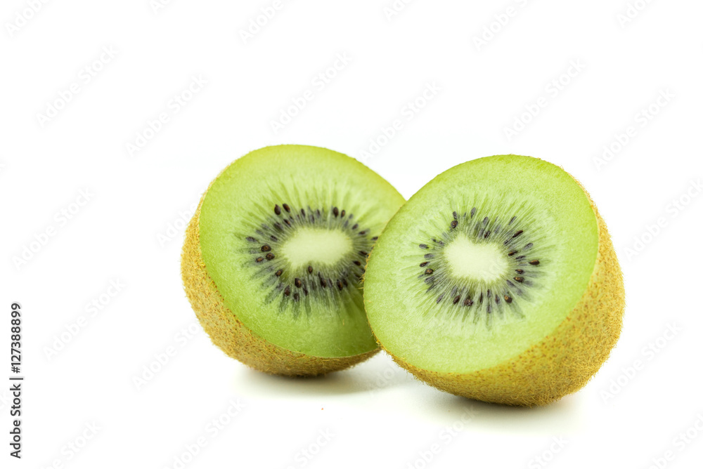 sliced Kiwi fruit isolated on white background cutout sliced Kiwi fruit isolated on white background cutout