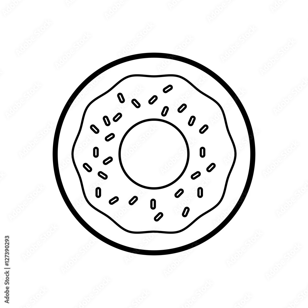 delicious donut dessert icon vector illustration graphic design delicious donut dessert icon vector illustration graphic design