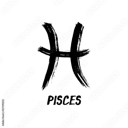 Grunge Zodiac Signs - Pisces - The Fishes