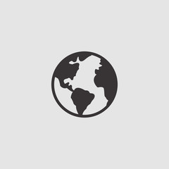 globe icon illustration