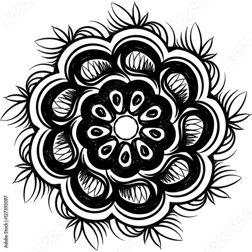 decorative elements in vintage style for decoration layout, framing, for advertising, vector illustration
