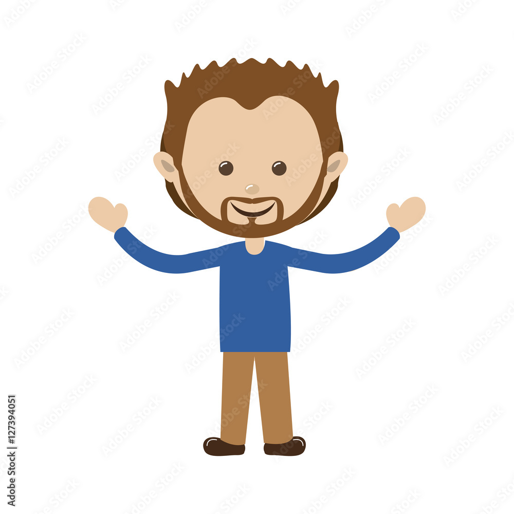 man character icon image vector illustration design man character icon image vector illustration design