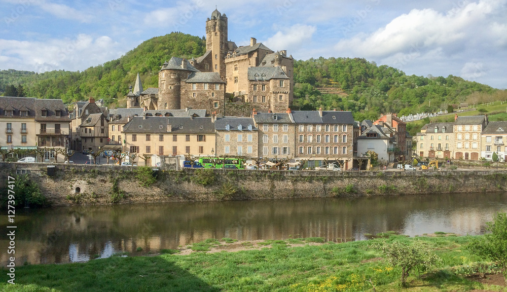 Estaing on the River Lot, Aveyron, France
