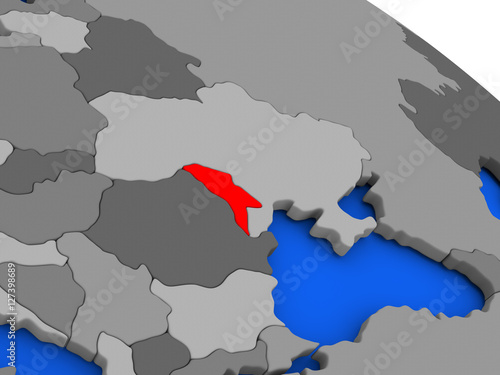 Moldova in red