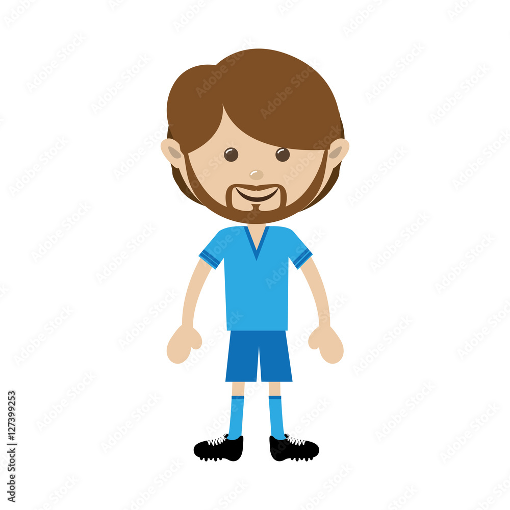 football soccer player icon image vector illustration design football soccer player icon image vector illustration design