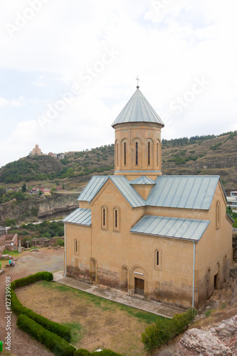 The Church of St. Nicholas in the fortress Narikala in Tbilisi. The Republic Of Georgia