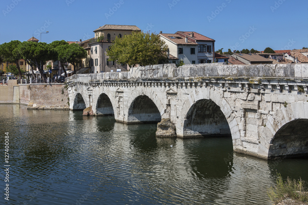 Bridge of Tiberius - Rimini - Italy