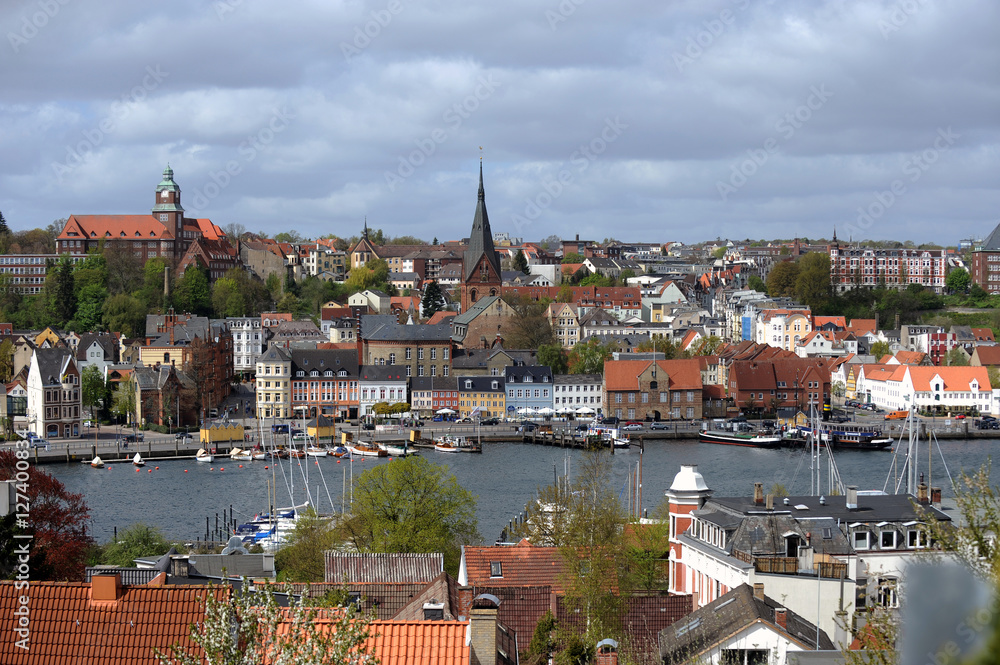 Fototapeta premium flensburg, die nördlichste stadt Deutschlands 