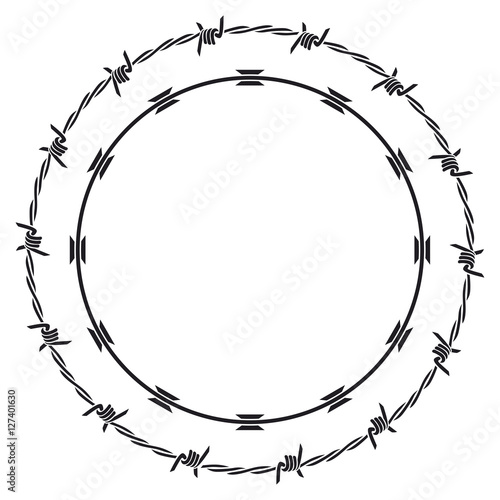 barbed wire