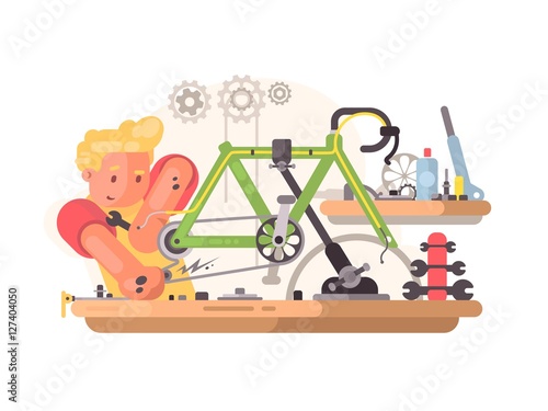 Bicycle repair service