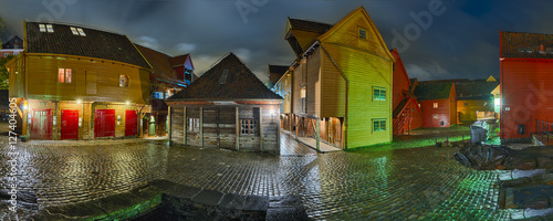 Bergen Stadt Norwegen Bryggen photo