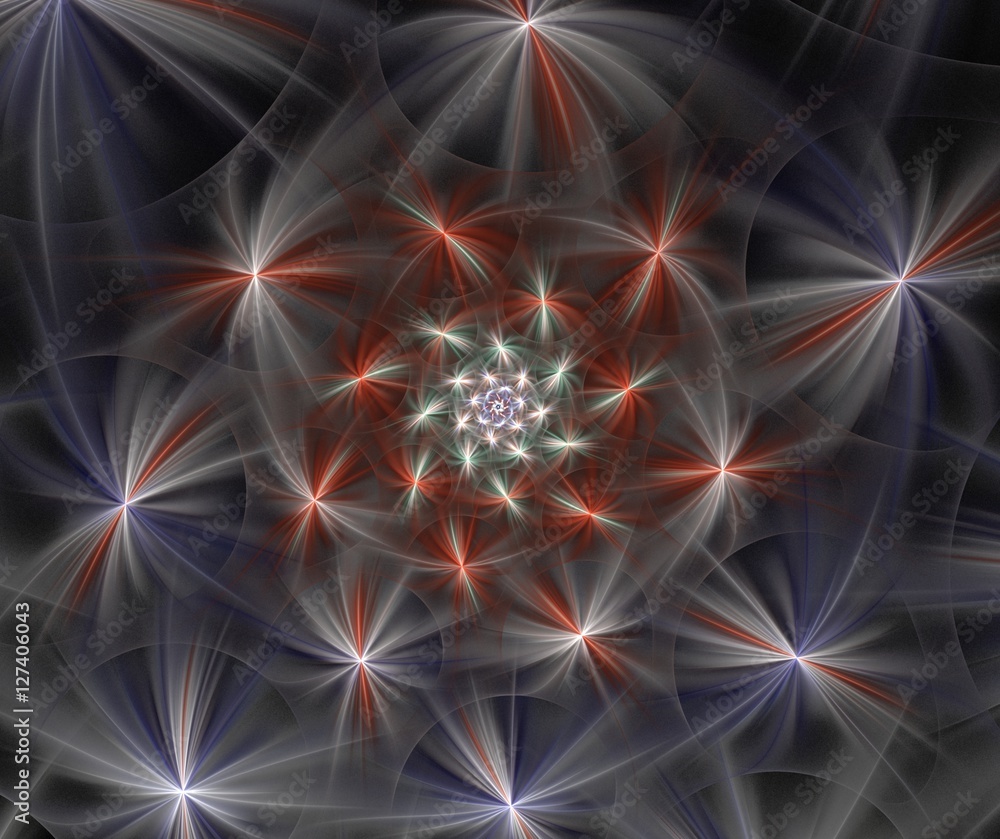 abstract multicolored fluffy fractal computer generated image abstract multicolored fluffy fractal computer generated image