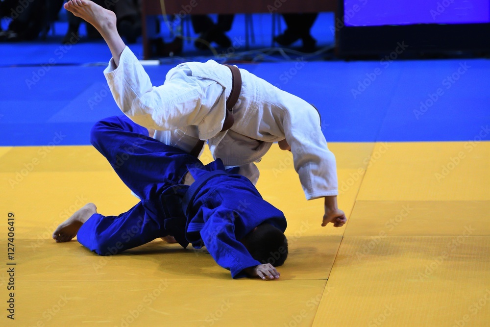 Boys compete in Judo Boys compete in Judo