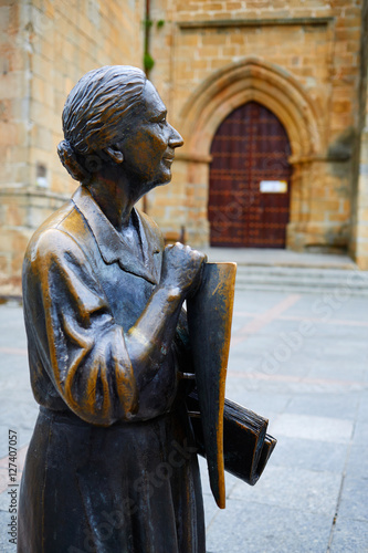 Caceres Leoncia gomez sculpture in Spain photo