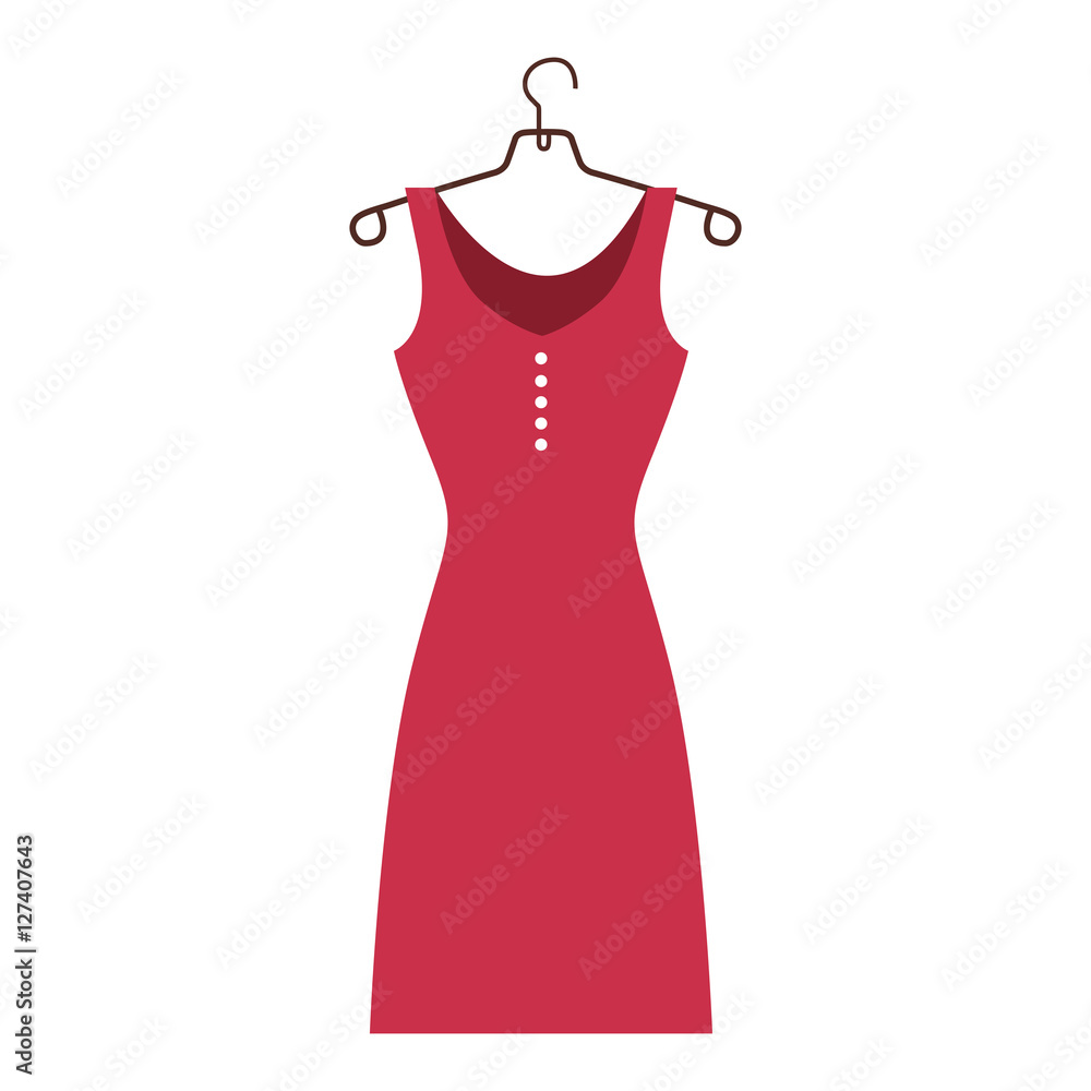 dress and hanger icon image vector illustration design dress and hanger icon image vector illustration design
