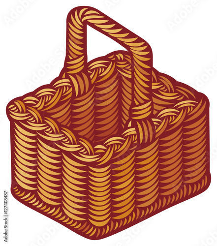 wicker picnic basket