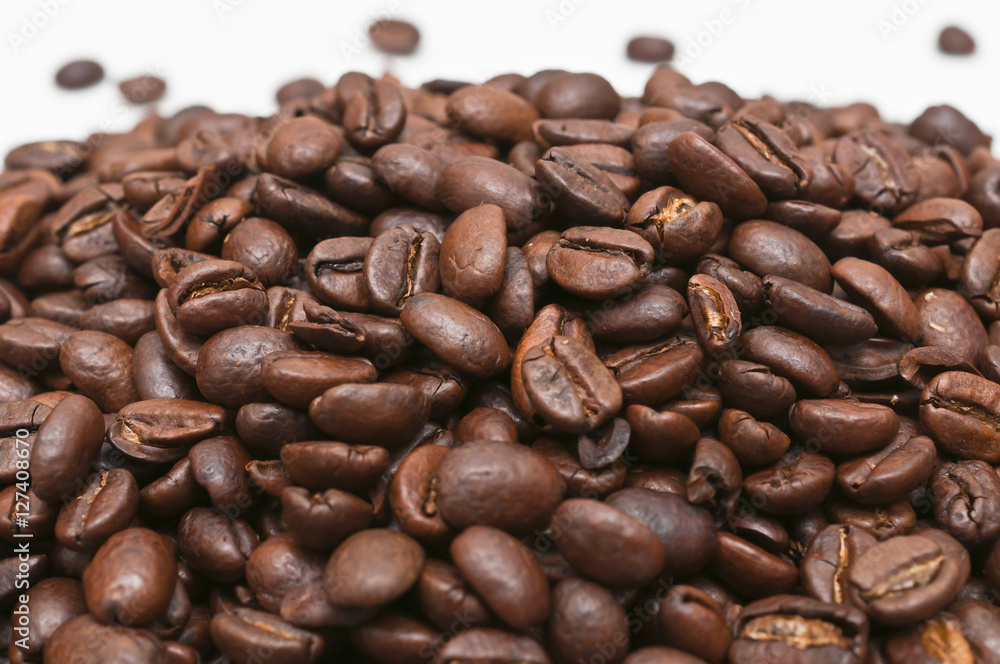 Obraz premium ganze Kaffeebohnen