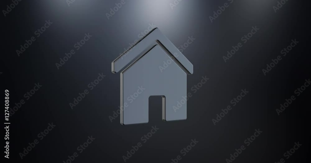 Animated Home House Black 3d Icon Loop Modules for edit with alpha matte
Animated Home House Black 3d Icon Loop Modules for edit with alpha matte