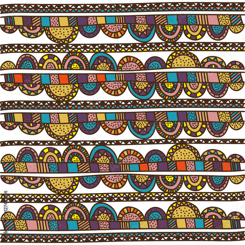 bohemian or boho style ornamental pattern  image vector illustration design 