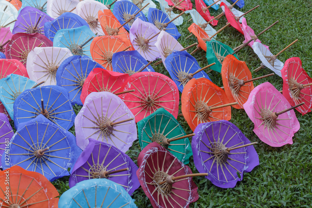 Handmade umbrella .