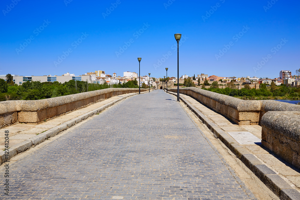 Merida in Spain entrance roman bridge