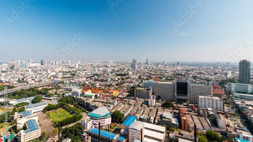 Fototapeta Naklejka Na Ścianę i Meble -  The view of Bangkok,Thailand.