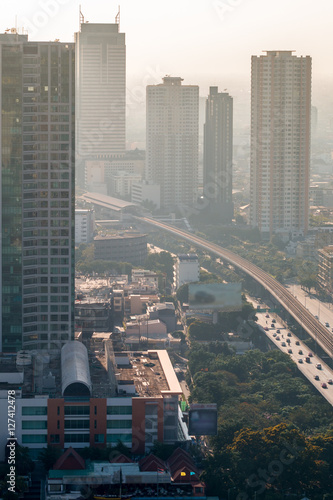 The view of Bangkok Thailand.