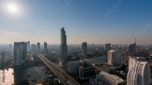 The view of Bangkok,Thailand. © pong0402